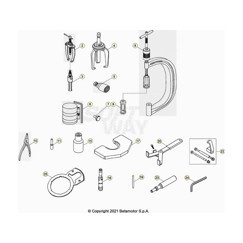 Beta RR390 23 Spezialwerkzeug Ersatzteile Beta RR390 23 Spezialwerkzeug Ersatzteile